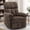 Brown, variant on Korser Small Recliners for Small Spaces,Swivel Rocker Recliner Chair with Side Pockets for Living Room,Beige