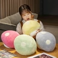 thumbnail image 3 of Ludlz Throw Pillow Soft Comfortable Creative Bright Color Mushroom Plush Doll Pillow Home Supplies, 3 of 8