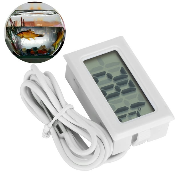 Medidor Portátil Para Pecera, Termómetro Digital, Medidor De Temperatura Para Acuario, Monitor Con Sonda