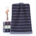 thumbnail image 1 of Zhuge 3 toallas de mano para baño, multiusos: para baño, fitness, ducha, deportes, etc., se adaptan a diversas situaciones sin esfuerzo. Toalla negra de 34 x 74 cm (azul)., 1 of 5