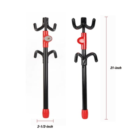 HYPER TOUGH UNIVERSAL STEERING WHEEL LOCK ANTI-THEFT CAR, TRUCK, VAN AND SUV LOCK, RED, BLACK