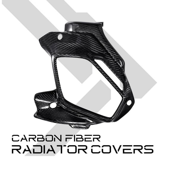 MOS Carbon Fiber Radiator Cover for Yamaha Zuma 125 2022 - 2024