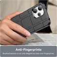 thumbnail image 5 of Slim Fit Durable Phone Case for Redmi 12, Case for Redmi 12R,Rugged Shield Outdoor Case with Military Grade Shockproof Camera Lens Protection Case for Redmi 12/12R, HD Black, 5 of 7