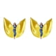 thumbnail image 2 of Yuarrent Ala de danza del vientre con palo telescópico Disfraces para adultos Profesional Halloween Carnaval Festivales Accesorios Oro Oro 2piezas, 2 of 6