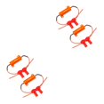 thumbnail image 4 of Kenally Paquete de 2 decodificadores de luz de circulación diurna para coche, lámpara de vehículo, resistencia de carga de decodificación, Rojo 2piezas, 4 of 6