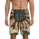 thumbnail image 1 of Balery USA Sunflower Flag Pantalones cortos de pijama de punto de algodón para hombre con cinturilla y bolsillos-X-Large, 1 of 6