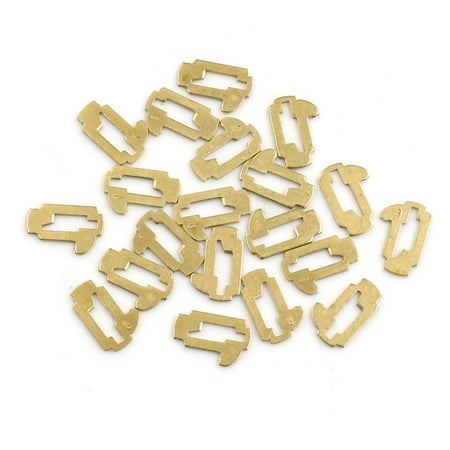 - 20pcs Gold Tone Car Lock Reed Key Cylinder Plate Gasket Replacement for Toyota
