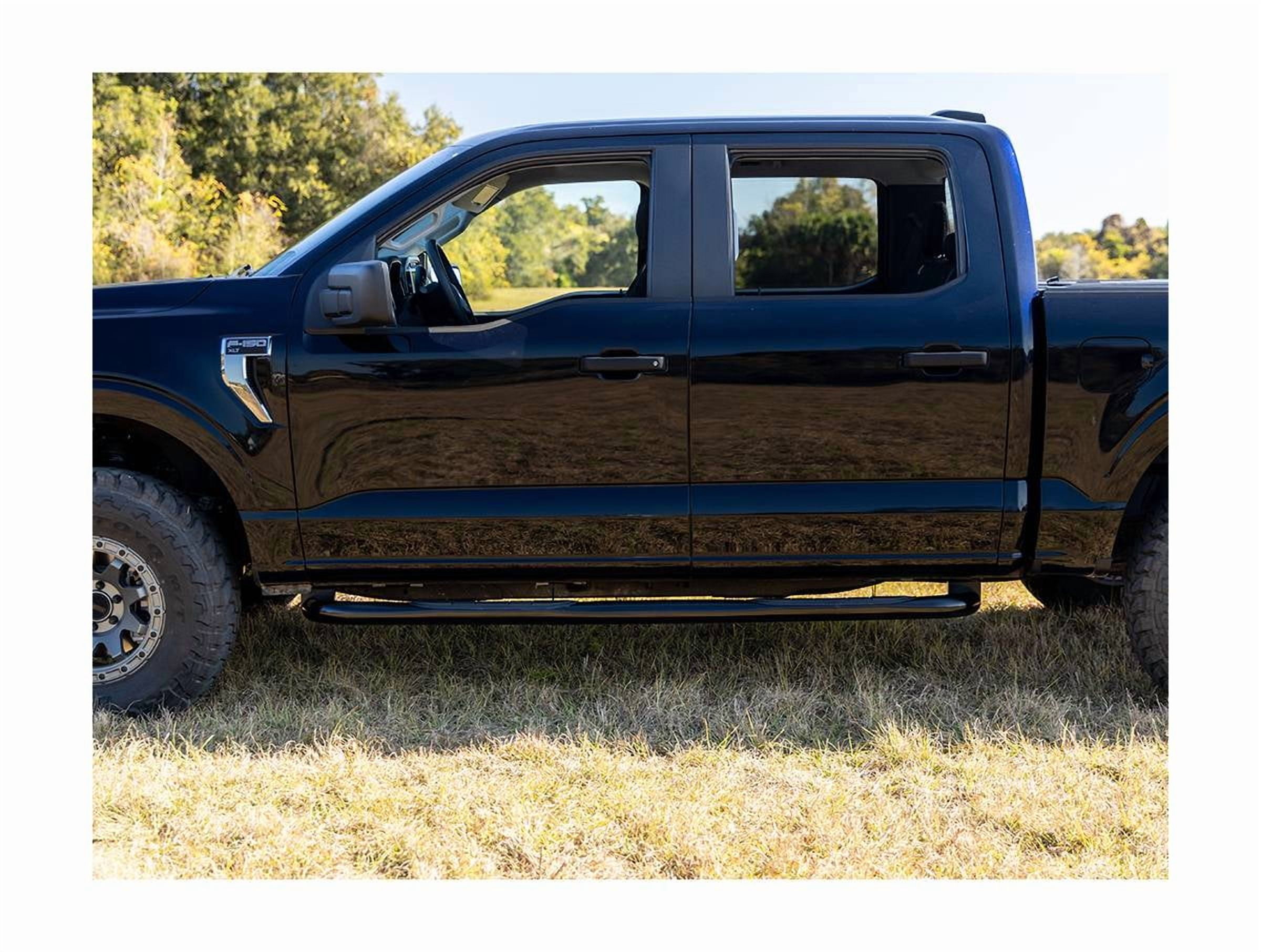 Ionic by RealTruck 3" Black Nerf Bars Side Steps Compatible with 1998-2011 Ford Ranger Supercab Only