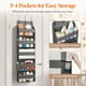 thumbnail image 3 of Organizador para colocar sobre la puerta Lifewit con 5 estantes y 4 bolsillos de malla, 3 of 8
