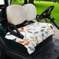 thumbnail image 2 of Golf Cart Seat Covers for 2 Seater, Colorful Leaf Soft Microfiber Cart Seat Towel Blanket, Pastoral Botanical Summer Spring Absorbent Breathable Non Slip Bench Seats Protector for Golf Course 51"x31", 2 of 9