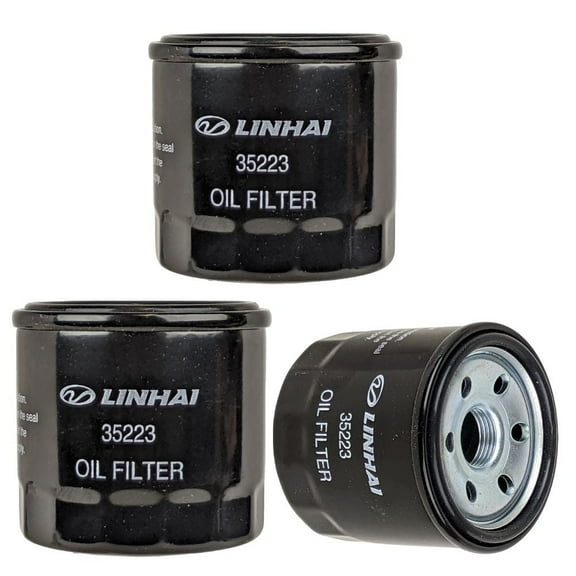 Genuine Oil Filter which Compatible for Linhai 500 & 550 ATVs, ATV 500-D, 500 ATV-D T3b, 500 ATV-D, M 550 EFI - Pack of 3
