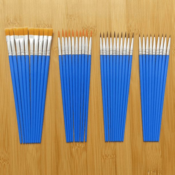Bolígrafo de pintura al óleo digital con punta de plástico, bolígrafo Gouxian, pincel de nailon de cabeza plana, bolígrafo de pintura de yeso para muñecas de vinilo