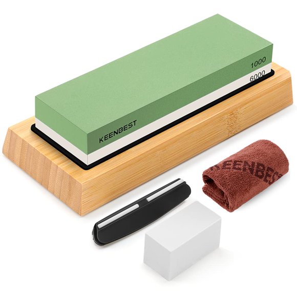 Piedra de afilar KEENBEST Whetstone 1000/6000 Grit Kitchen