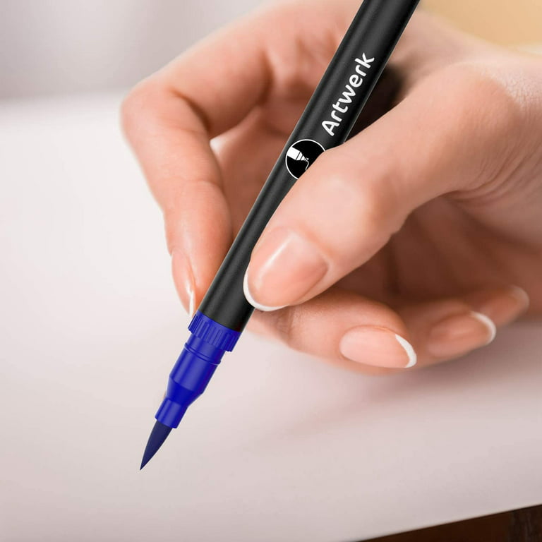 Art Markers 12 Colors Calligraphy Pen Hand Lettering Brush Refill Lettering  Pens For Artist Manga Markers Art Supplies School