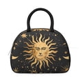 thumbnail image 2 of Ladies Gothic Starry Night Lunch Box: Constellation Pattern with Gold Accents - Insulated Reusable Bag, Leakproof Cooler with Mesh Pocket for Work & School, 2 of 4