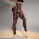 thumbnail image 1 of MKLEKYY Pantalones deportivos para mujer, pantalones de yoga teñidos con lazo y huecos laterales para mujer, pantalones de fitness de cintura alta, pantalones deportivos ajustados color melocotón, 1 of 4