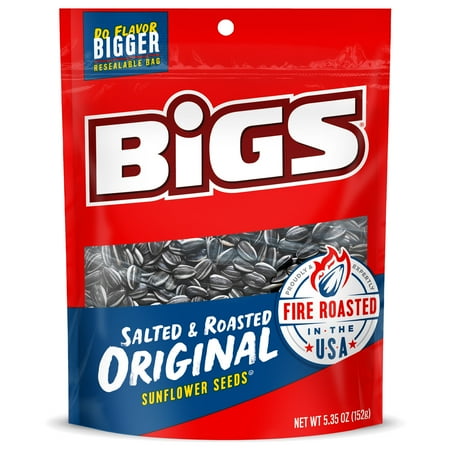 UPC 896887002196 product image for Bigs Salted & Roasted Original Sunflower Seeds  5.35 oz. Bag | upcitemdb.com