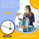 thumbnail image 4 of Eigraketly Soporte de montaje para kit de batería, soporte de repuesto para instrumento de percusión Musical, soporte de aleación de aluminio, Accesorios para instrumentos musicales Eigraketly OD026224-00, 4 of 6