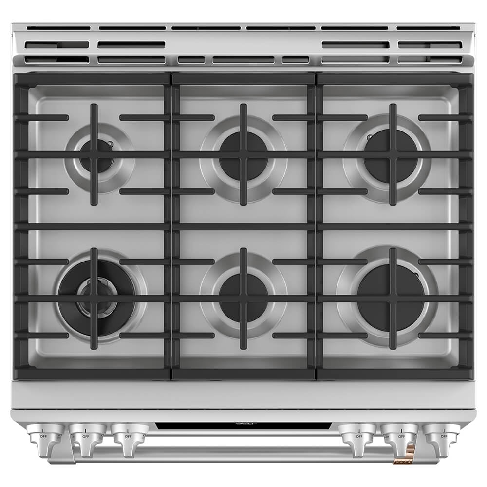 Café C2S950P2MS1 7 Cu. Ft. Stainless Dual-Fuel Double Oven Range