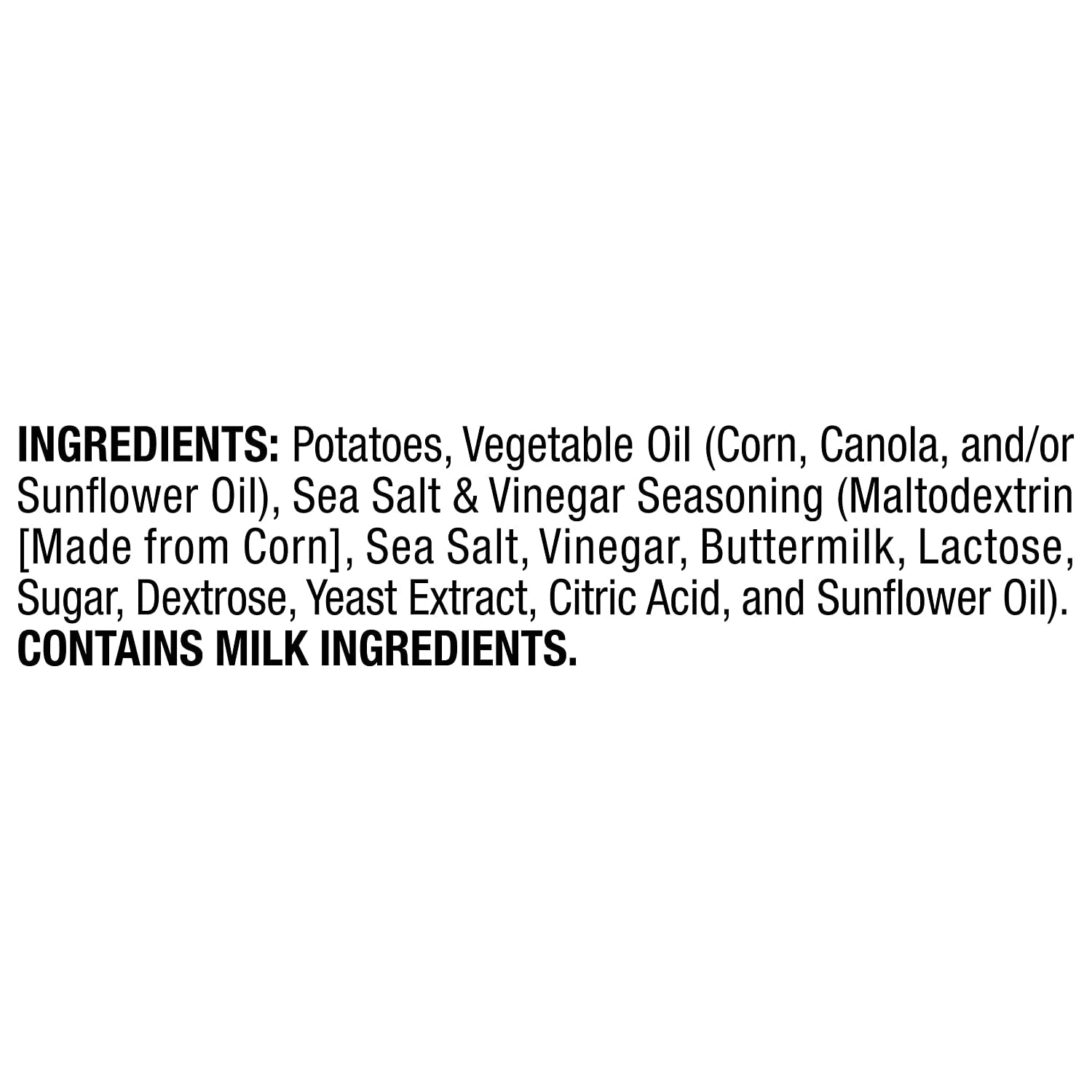 Miss Vickie's Flavored Potato Chips, Salt & Vinegar, 28 Count