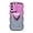 Purple Gray, variant on for Samsung Galaxy S22  Plus Case, Cute Kawaii 3D Love Heart Gradient Color Curly Wave Frame Camera Lens Cover Shockproof Soft Silicone S22 Plus Phone Case 6.6" for Women (Pink Blue)