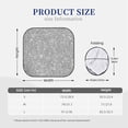 thumbnail image 3 of Honeii GlitterSilver Print Foldable Car Sun Shade for Windshield, 2-Piece UV Protection Shade, Protects Car Interior, Ideal for Cars, Trucks, SUVs-Small, 3 of 6