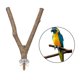thumbnail image 3 of Parrot Wood Fork Stand Rack Pet Parrot Madera Cruda Soporte De Tenedor Rack Toy 25cm Sunnimix Hamaca Bird Cage Perch, 3 of 8