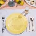 thumbnail image 4 of 50 Platos de Plástico Rígido Transparente 16 cm (6.25") - Plato Pastelero para Eventos - Set de 50 Piezas Berry Bloom, 4 of 7