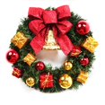 thumbnail image 3 of Corona navideña, adornos navideños, adornos para puerta de entrada, guirnaldas colgantes para ventanas, accesorios, fondo, decoración del árbol de Navidad, 3 of 5