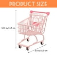 thumbnail image 4 of Miangastore Mini Shopping Cart Sundry Storage Small Shopping Cart Photo Prop Shopping Cart, 4 of 8