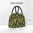 thumbnail image 2 of Salouo Lemon Fruits Flowers Leaves for Insulated Lunch Bag for Women/Men - Leakproof Cooler Tote Bag Organizer - Reusable Lunch Box for Office Picnic Hiking Beach-One Size, 2 of 6