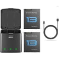 thumbnail image 1 of For Gopro Hero 13 Battery 2-Pack 2100mAh and USB Storage 3-Channel Fast Charger Fully Compatible with Go Pro Hero 13 Black, 1 of 6