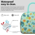 thumbnail image 3 of Lunch Bag Lunch Box for Women Reusable Insulated Lunch Bags,Water-Resistant Summer Leaves Orange Cooler Lunch Tote Bag, Large Capacity for Work Travel Picnic, 3 of 6