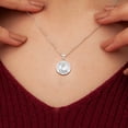 thumbnail image 7 of Picturesongold.Com Saint Queen Algifu Edgira Medal Necklace Pendants Adult-2/3in Dime 14k White Gold, 7 of 7
