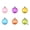 🔥 B_Hot#761, variant on Easter Spring Hanging Ornaments Multicolour | 12 Pack 5cm Plastic Ball Decorations • Refined Appearance • Ideal for Door, Window, Wall Display • Reusable Seasonal Decor