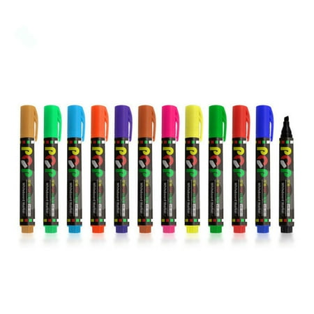 Acrylic Base - Acrylic Paint Markers,12 Colors Extra Fine Point Acrylic Paint Pens Set, Water Based, Great for Rock, Wood, Fabric, Glass, Metal, Ceramic, DIY Crafts and Most Surfaces
