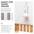 thumbnail image 5 of CUITING 2 Pairs Self Adhesive Surge Protector Wall Mount Cable Management (White/Grey), 5 of 5