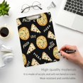 thumbnail image 4 of Acrylic Clipboards with Low Profile Clip, A4 Standard Size 9" x 12.5" File Holder for Writing Drawing, Clip Boards for Doctors Offices, Pizza Pattern Gifts, 4 of 7