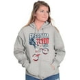 thumbnail image 3 of Freedom Flyer Cool American BMX Biker Zip Up Hoodie Men's Women's Brisco Brands X, 3 of 6