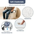 thumbnail image 2 of Yescom Raised Adjustable Toilet Seat w/ Steel Step Stool Bedside Commode Seniors, 2 of 10