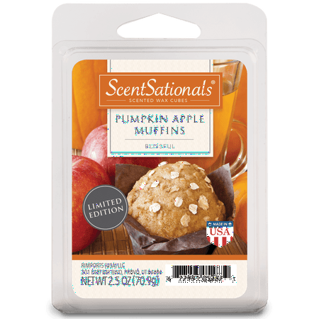 Pumpkin Apple Muffins Scented Wax Melts, ScentSationals, 2.5 oz (1-Pack) –  BrickSeek