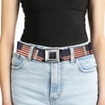 thumbnail image 5 of Buckle-Down Belt, Seatbelt Buckle Belt, American Flag Weathered Color Repeat, Youth 22 to 32 Inches, 5 of 9
