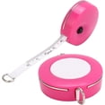 thumbnail image 2 of Soft Tape Measure, Retractable Ruler 3 Colors Compact Size Durable for Sewing Tailor Cloth(Rose Red), 2 of 5