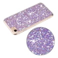 thumbnail image 6 of For iPhone 7 / 8 / SE 2022 & 2020 Case,Cute Glitter Bling Twinkle Stardust with Drop Protection Shockproof Soft TPU Slim Flexible Phone Case Girls/Women Protective case for iPhone 7/8/SE,Purple, 6 of 6