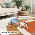 thumbnail image 5 of Simple Boho Rugs For Living Room, Abstract Rainbow Rugs For Bedroom, Ultra Soft Short Pile Machine Washable Carpet For Kids Room Under Kitchen Table Apartment Office, 5 of 7