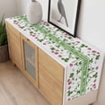 thumbnail image 4 of St. Patrick's Day Table Runner - 36 Inch Long, Kitchen Dining Table Runner Dresser Scarves, Green Lucky Shamrocks Floral Plants Farmhouse Decor for Coffee Tables Wedding Party Banquet, 4 of 8