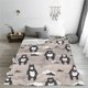 thumbnail image 5 of Balery Cartoon Bear Brown Manta de Felpa Suave y Acogedora – Cobija de Franela Aterciopelada para Cama, Lavable y Cálida para Sofá, Mascotas, Transpirable-60"x50", 5 of 7