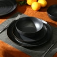 thumbnail image 5 of Stone Lain Elio 12-Piece Dinnerware Set Stoneware, Black, 5 of 6