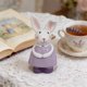 thumbnail image 1 of CaiYueKe Easter Bunny Figurine Resin Home Decor Tabletop Shelf Statue Spring Holiday Decoration Gift for Party Favors Centerpiece Cute Rabbit Ornament, 1 of 7