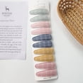 thumbnail image 3 of 5/10 Pcs Spring Korea Simple Beautiful Color Plaid Fabric Lace Daisy BB Clip for Sweet Girl Child Hairpins Hair Accessories 5cm, 3 of 3
